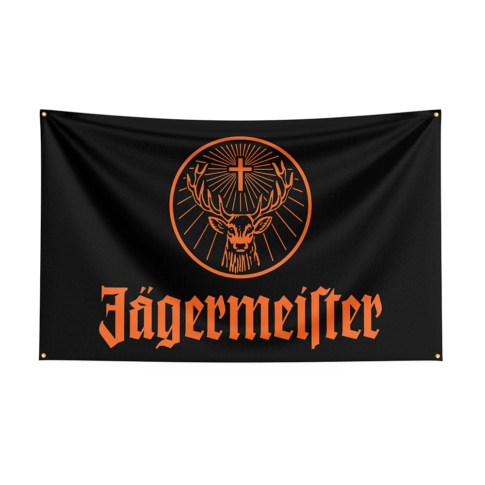 

Флаг Jagermeisters 90x150 см, печатный Пивной Баннер из полиэстера для декора 1