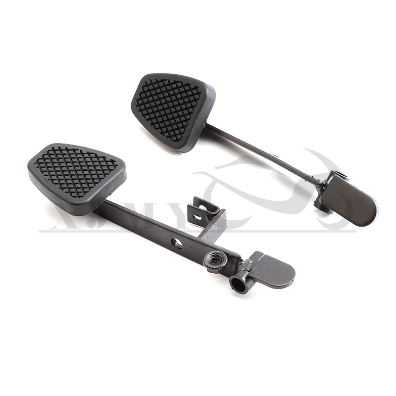 

2 Pcs Brake & Throttle Pedals Brake Accelerator Fuel ATV Pedal For Go Kart UTV ATV Quad Non-slip Foot Rest Throttle Brake Pedal