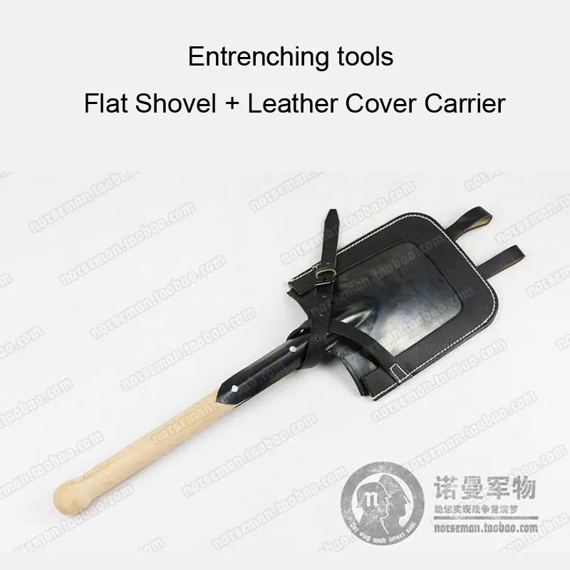 Reproduction German Flat Shovel Entrenching Tools and Artifi