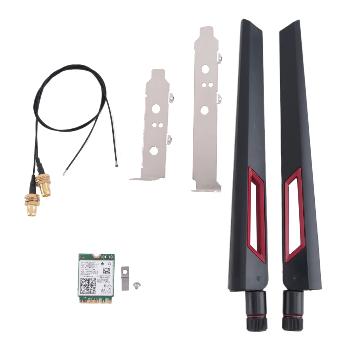 Беспроводная карта Wi-Fi 6E AX210 2400 Мбит/с Bluetooth 5 2 настольный комплект 802.11Ax 4G/5Ghz/6Ghz