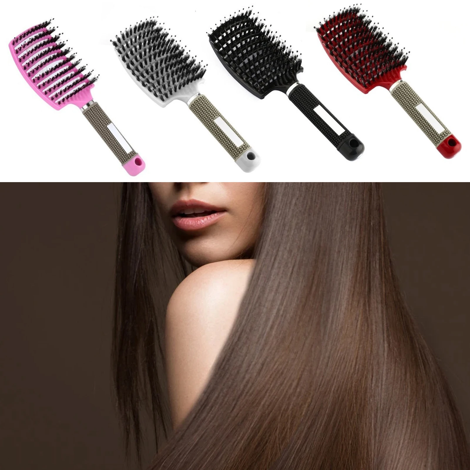 Портативный круглый карманный маленький размер Массажная Складная расческа для