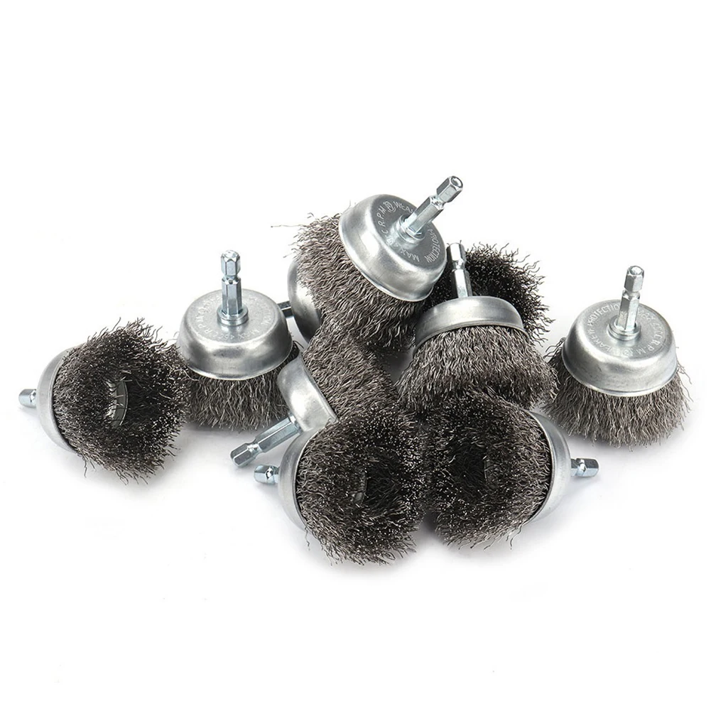 65mm 2.56 Inch Steel Wire Wheel Brush Rotary Tools For Drill Metal Rust Removal Polishing 1pcs Brushes |