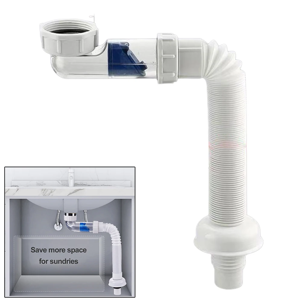 

Гибкий сифонный шланг LEENKEA для мусорного ведра 28-88см