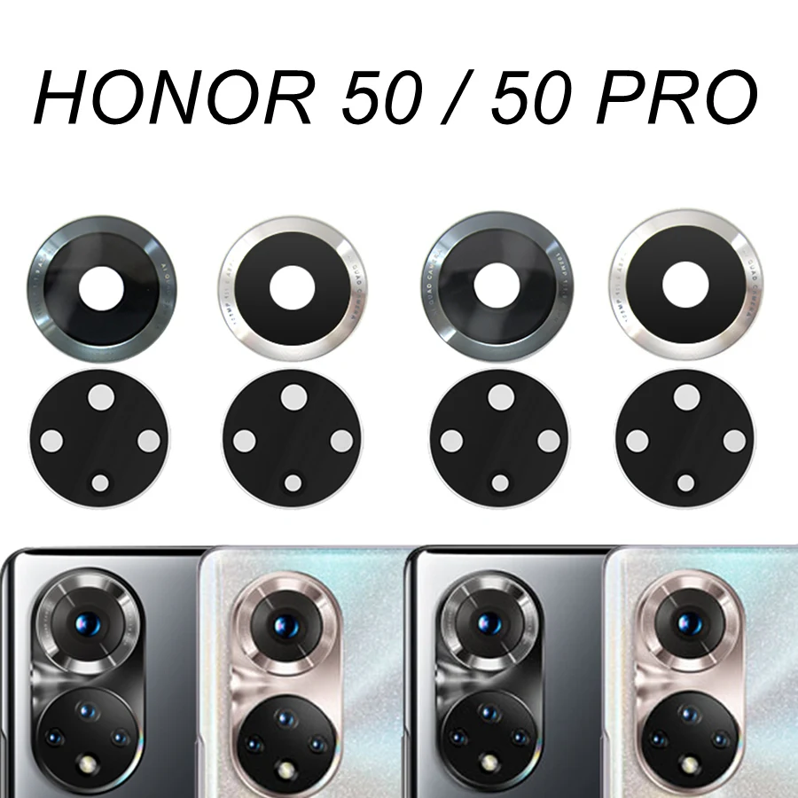 Замена стеклянного объектива задней камеры для Huawei Honor X8 10 10i 10X Lite 20 30 Pro 30S 30i 50