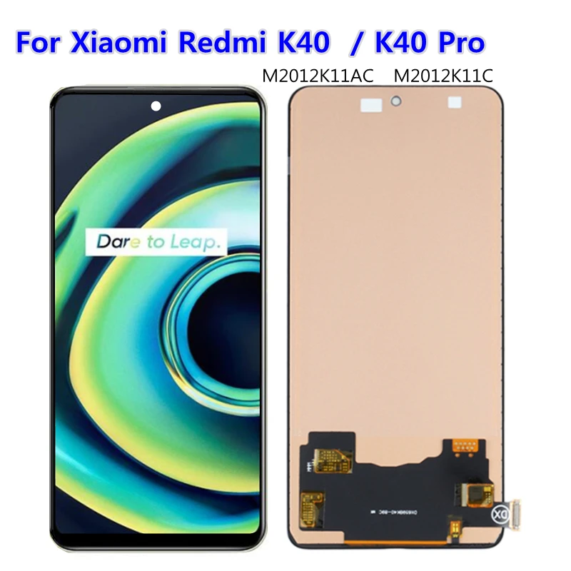 

ЖК-дисплей TFT для Redmi K40 K40 Pro M2012K11C, сенсорная панель, экран с дигитайзером для Xiaomi Redmi K40, M2012K11AC
