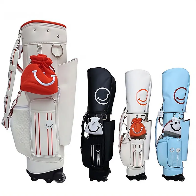 

Professional PG Golf Stand Bags Standard Waterproof PU Travel Sport Package Large Capacitytraining Accessory