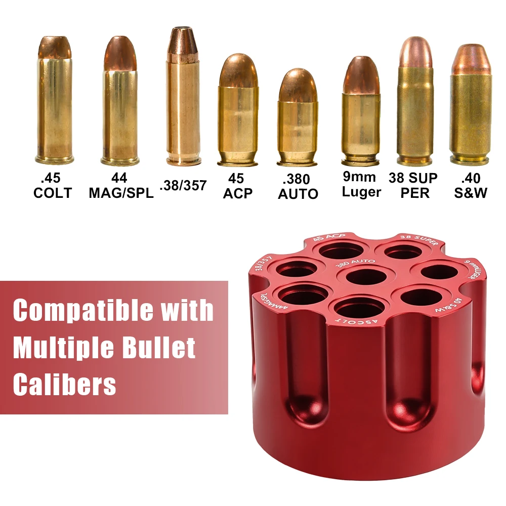Фото Тактический измеритель калибра патронов, универсальный тестер для 380 Auto/9mm Luger/38 Super №4