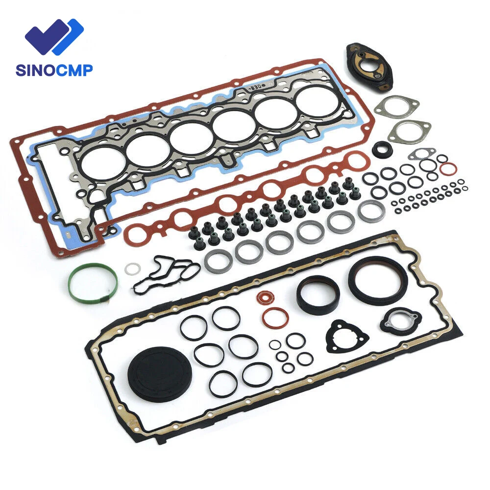 

N51 N52 N53 ремонт двигателя ремонт комплект прокладок для BMW 128i 328i 528i 530i 630i 730i E81 E87 E83 E84 E70 E90 E91 E92 E93 3.0L