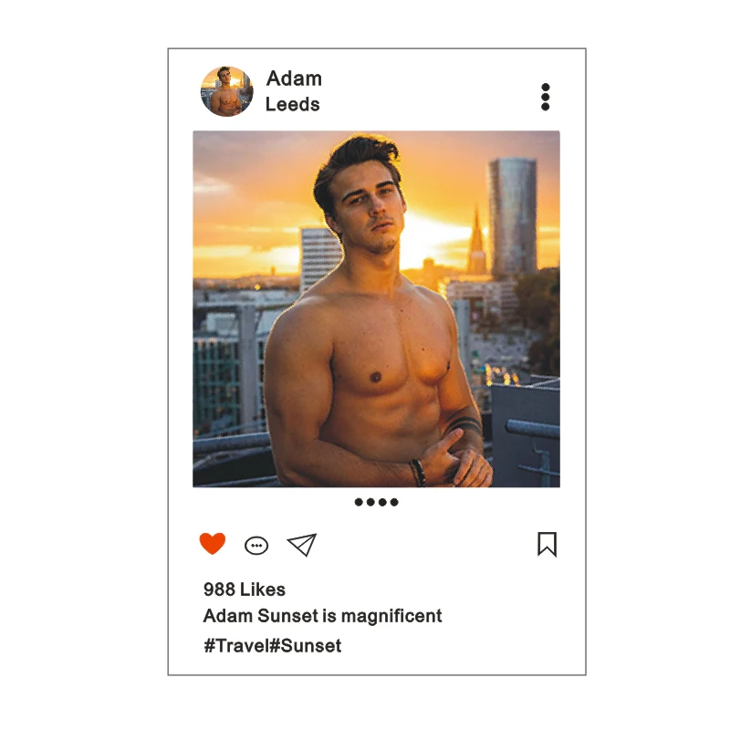 Custom Ins Facebook Picture Album Personalized Gift Wedding Birthday Creative Acrylic Board Wholesale Dropshipping 2022