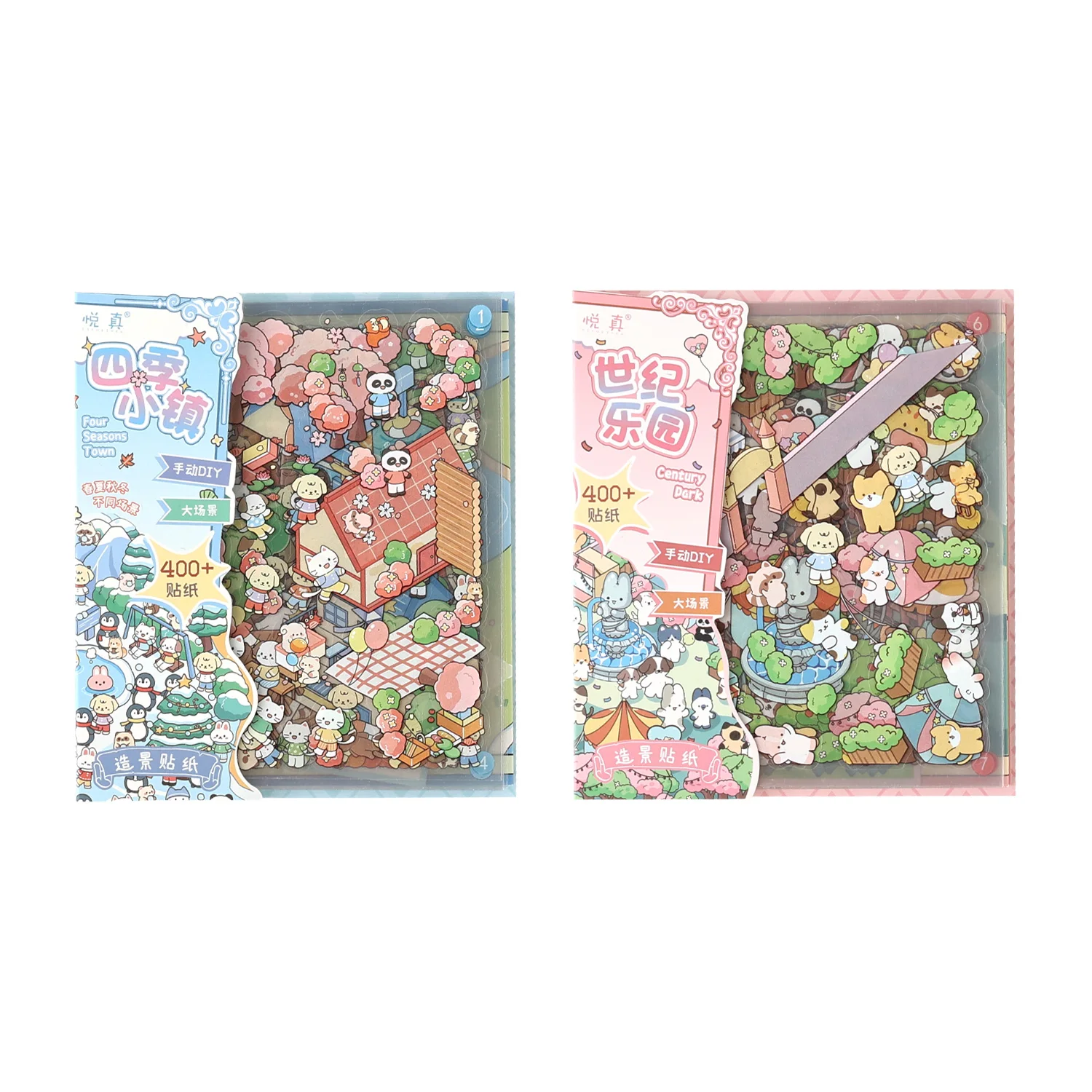 

Kawaii 3D островные наклейки