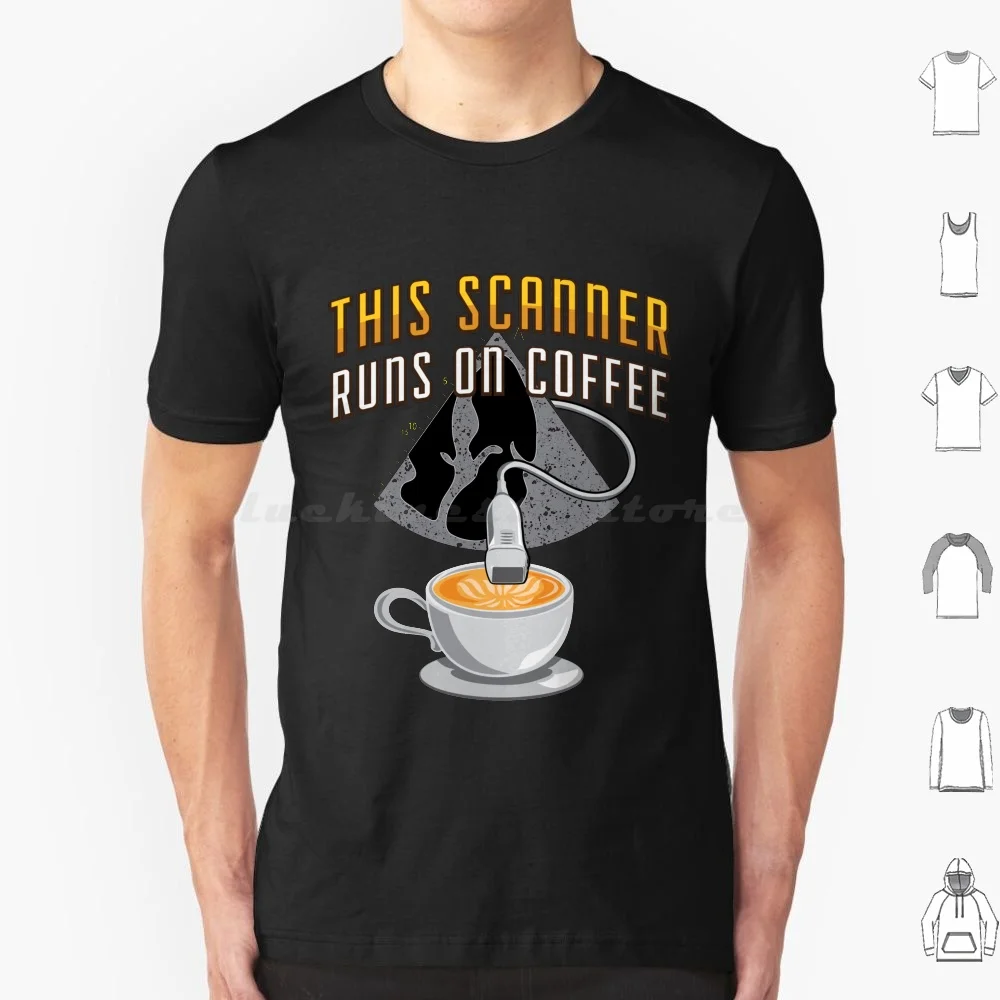 

Этот сканер работает на кофейной футболке большого размера, 100% хлопок, эхокардиография, ультразвуковой сонограф, ультразвуковое сердце