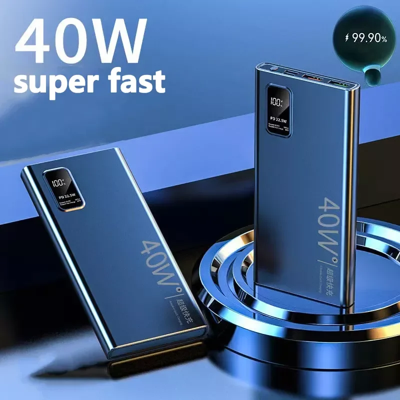 

2023NEW Power Bank 40W Fast charge 30000mAh QC FCP Fast Charge Powerbank For Laptop Smartphone Tablet Switch Portable External