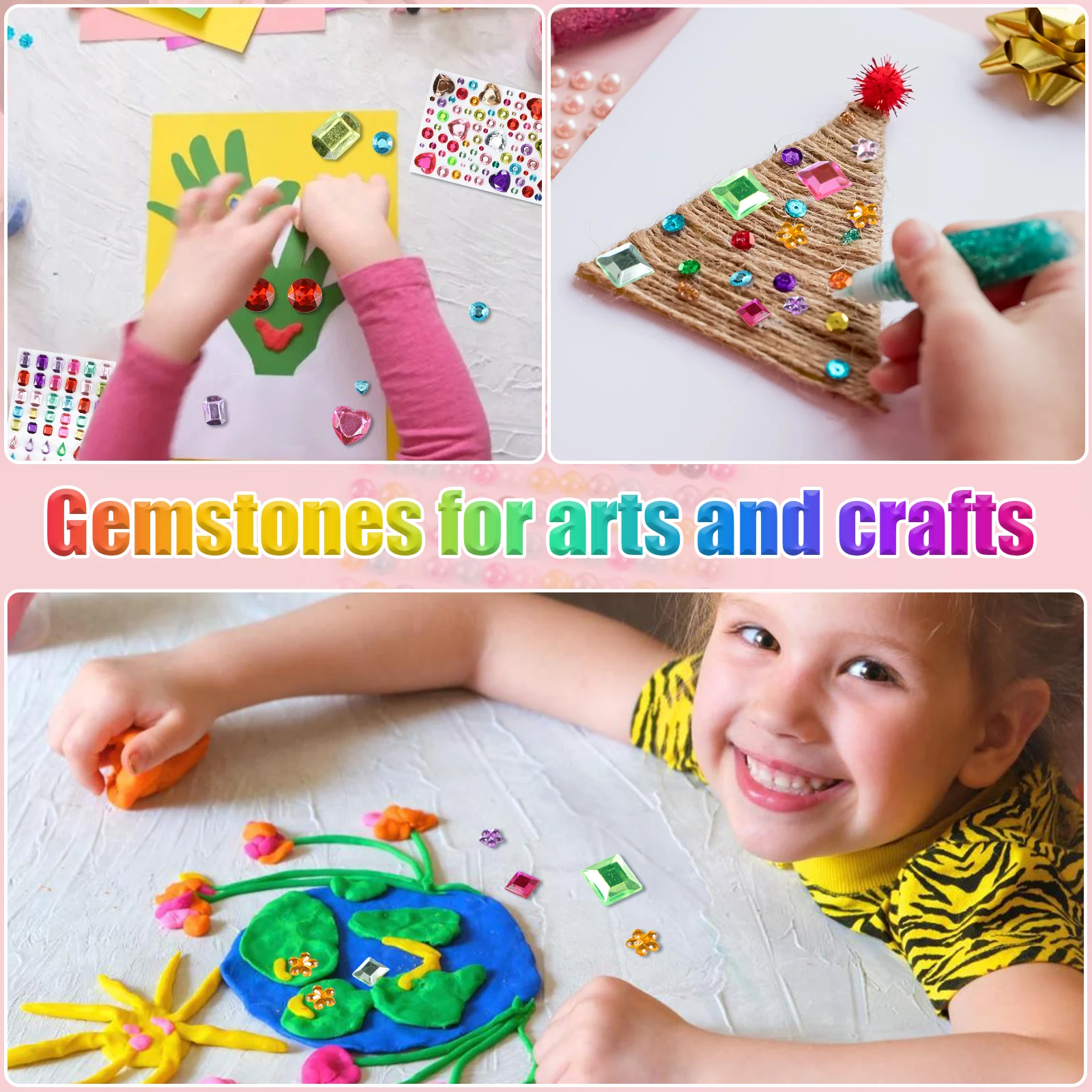 10 листов искусственная фотография разноцветная акриловое сердце звезда