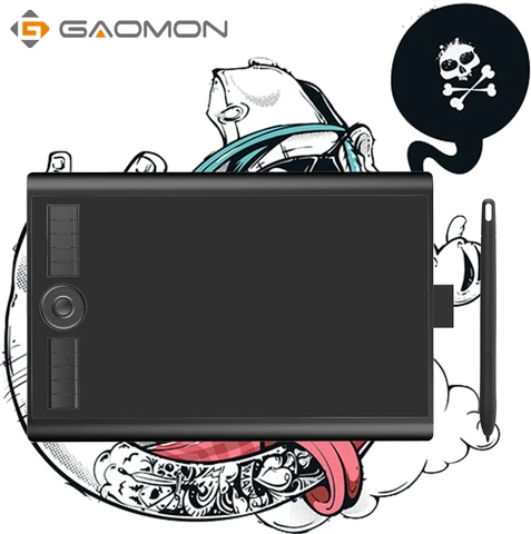 GAOMON M10K 2018 версия 10x6,25 дюймов арт цифровой графический планшет для рисования с 8192 уровнями пассивными стилусом электронная доска для записей
