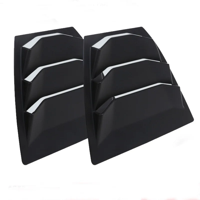 

Для Mazda 3 Axela 2014-2018 автомобильная задняя жалюзи, оконная боковая крышка, накладка, наклейка, вентиляционный совок, ABS, углеродное волокно, черные аксессуары