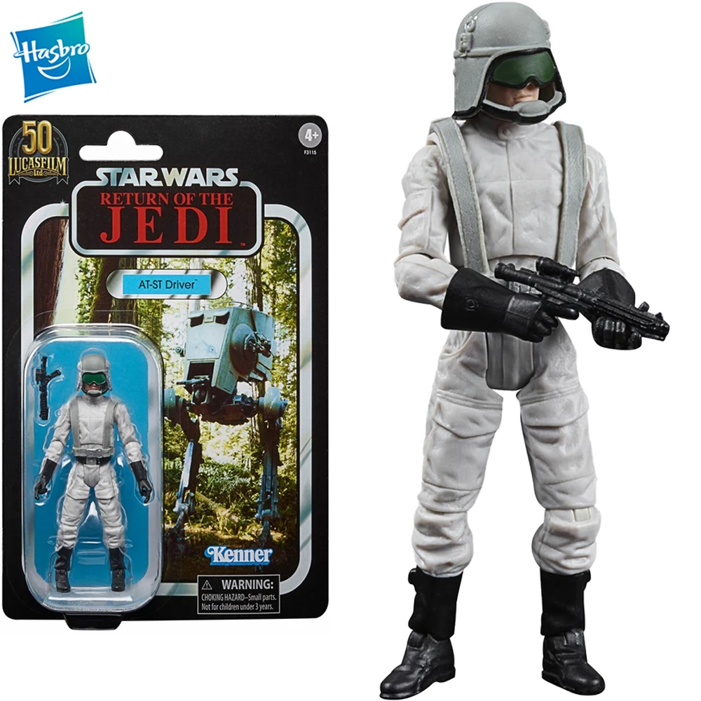 

Оригинальная фигурка Hasbro Звездные войны, строительная коллекция в винтажном стиле, Lucasfilm, первые 50 лет, 3,75 дюйма, игрушка F3115