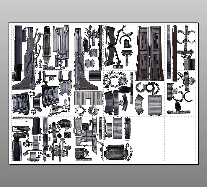 SVU Gun 3D бумажная модель DIY головоломка ручная игрушка из рукоделия (art.: 3920d0dedd52b) - 3920d0dedd52b