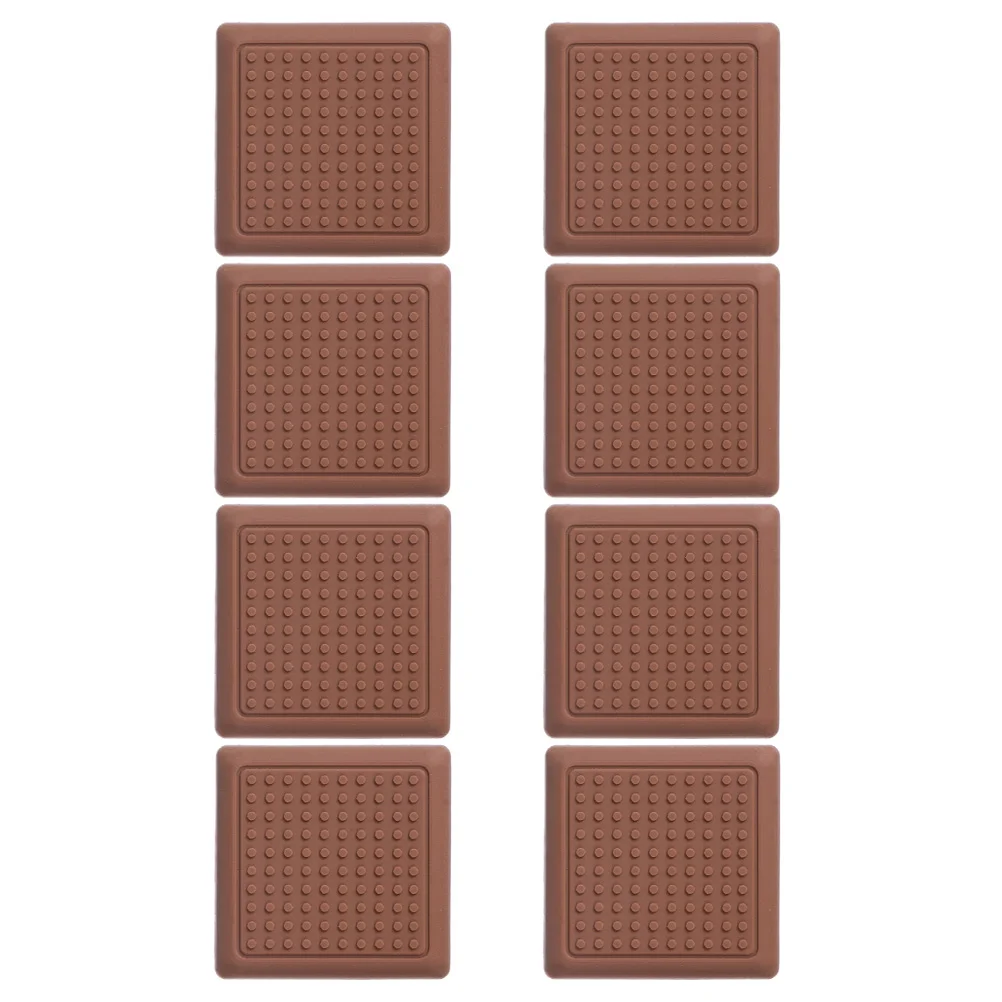 

Furniture Chair Leg Pads Feet Non Protectors Grippers Table Coverpad Floor Square Silicone Rubber Protector Adhesive Self Skid