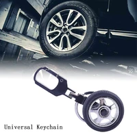 universal car wheel keychain key ring auto tire wheel keychain car key holder with logo for bmw audi honda mercedes