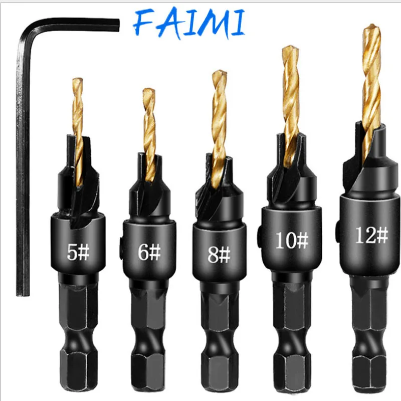 

Набор сверл для столярных работ, 5 шт.