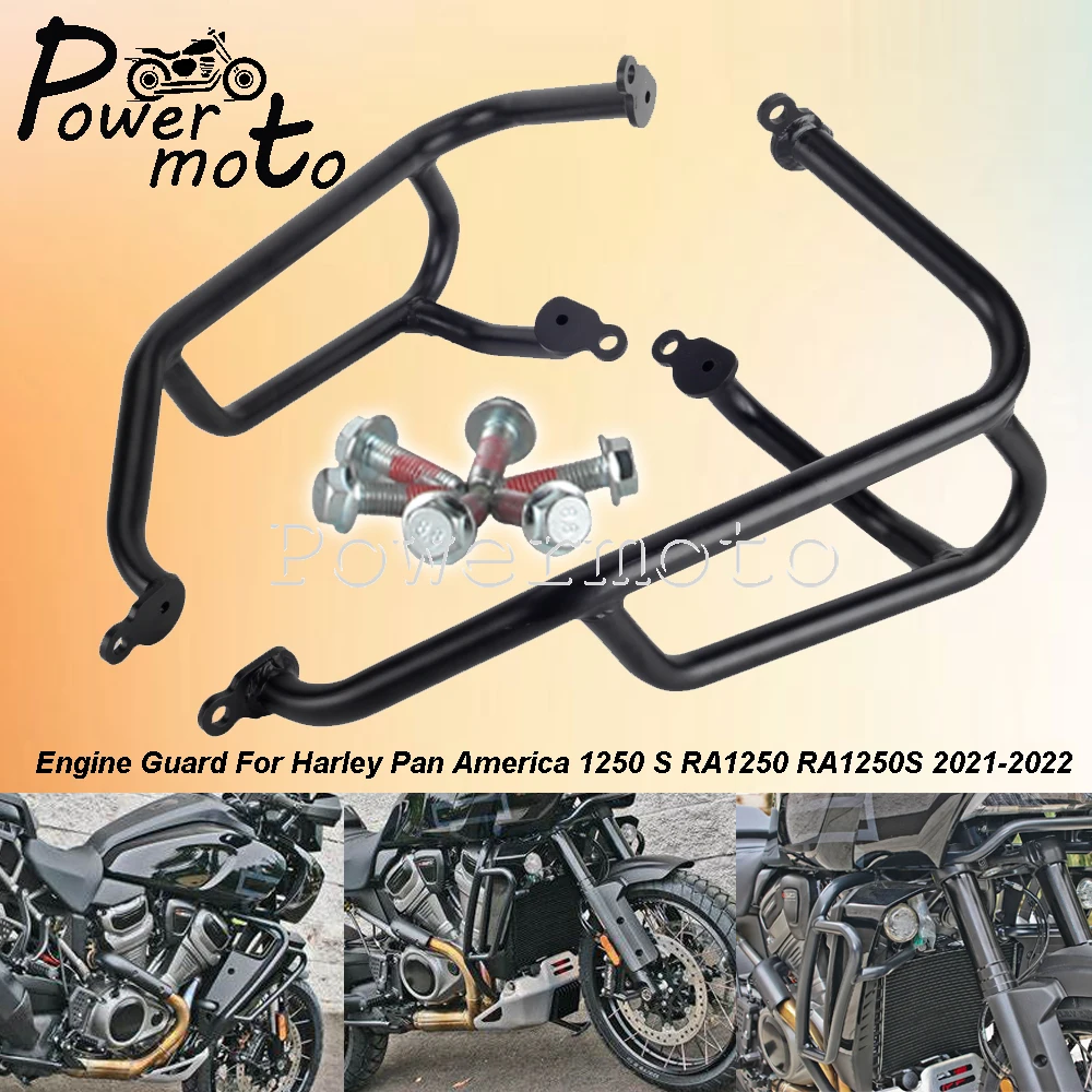 

For Harley Pan America 1250 S RA1250 RA1250S 2021-2022 New Motorcycle Highway Engine Guard Crash Bar Bumper Stunt Cage Protector