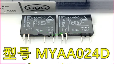 Новинка, 10 шт./партия, реле ФК MYAA024 MYAA024D, 24 В, 5 А, 4 контакта, реле ФК MYAA024