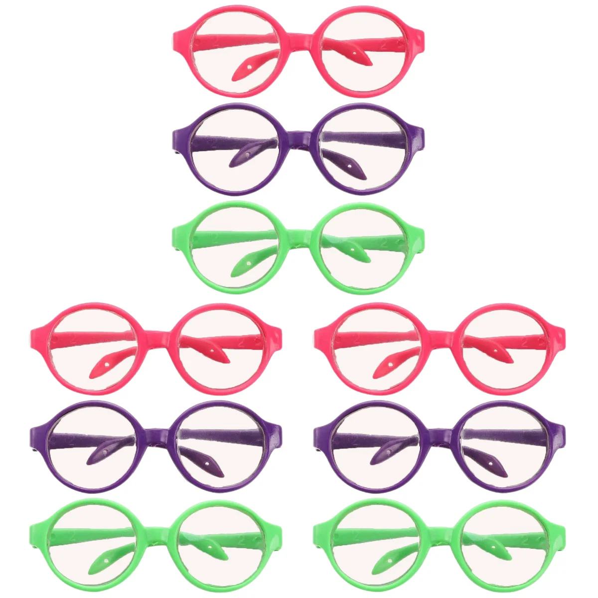 

pcs Doll Glasses Decors Doll Dressing Glasses Plastic Glasses for 18 Inch Doll