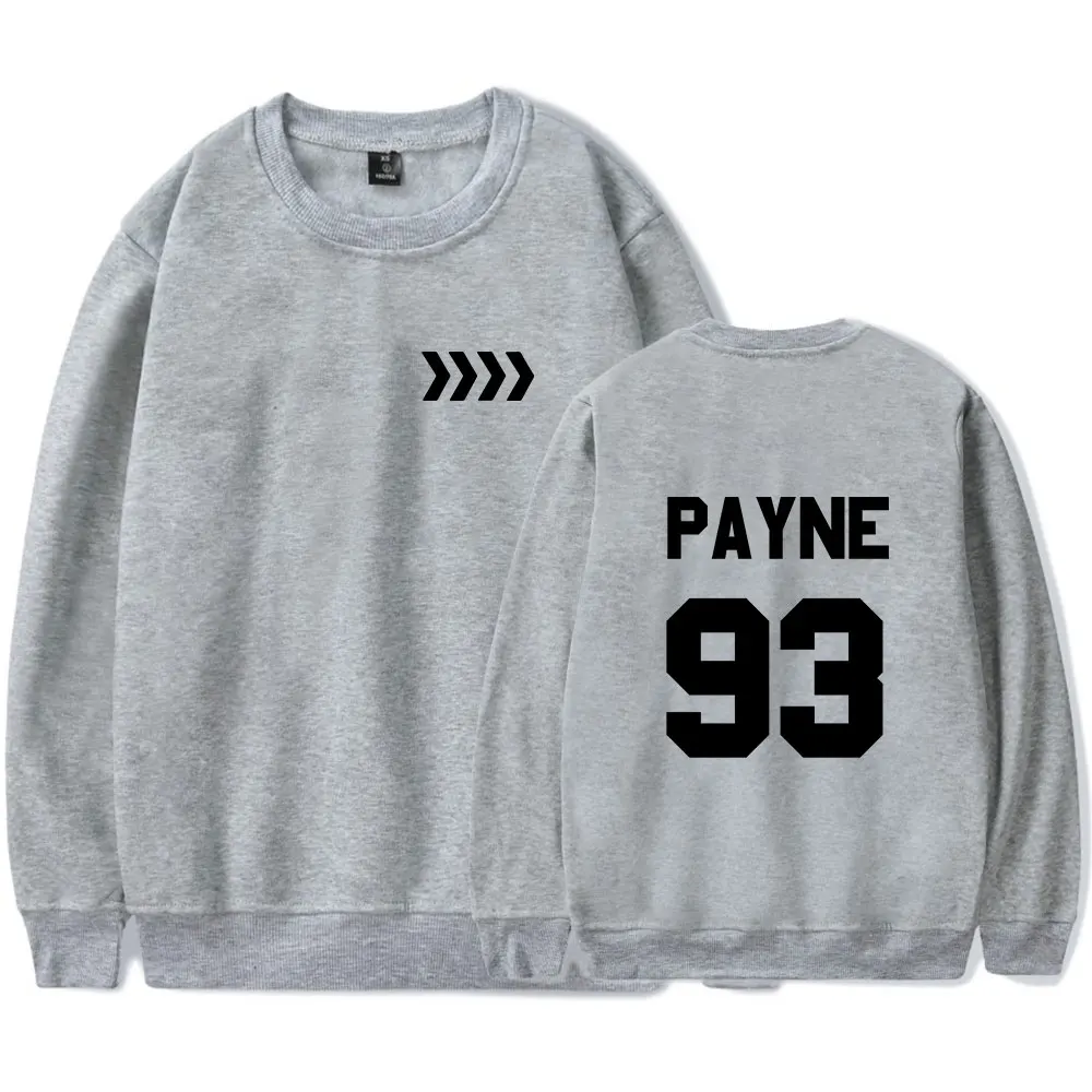 Свитер Liam Payne Tribute рэпер 93 свитшот без шапочки с круглым вырезом мужской/женский