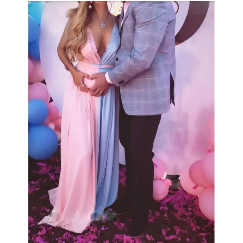 Элегантное Платье Для Беременных Летнее Модное Сетчатое Без Рукавов С Открытыми