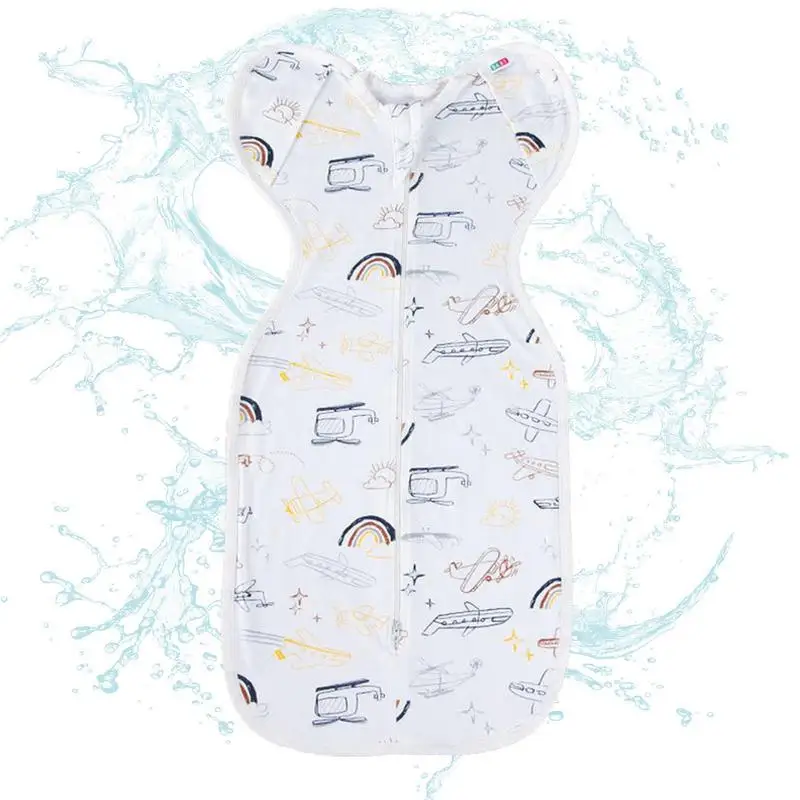 

Toddler Sleep Sack Baby Anti Startle Sleeping Bag Womb-like Design Anti-Startle Turned Sleeve Sleep Bag For 2-Way Zipper