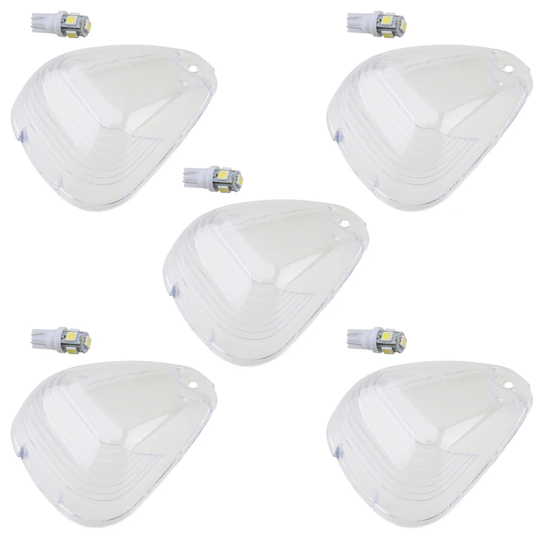 

6C3Z15442A 5 шт. автомобильный габаритный фонарь для крыши кабины и белая светодиодная лампа 6C3415442CB 8C3413442CB, подходит для Ford F-250