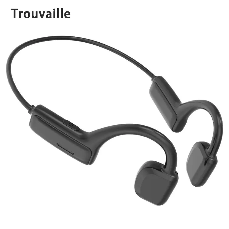 

Trouvaille TWS наушники с костной проводимостью беспроводные наушники Bluetooth Спортивная гарнитура свободные наушники с микрофоном водонепроницаемые