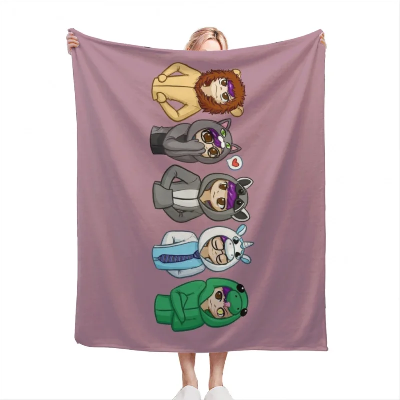 

Sanders Sides Onesies Core 4 Deceit Throw Blankets Soft Velvet Blanket Travel Bedding Fleece Blanket