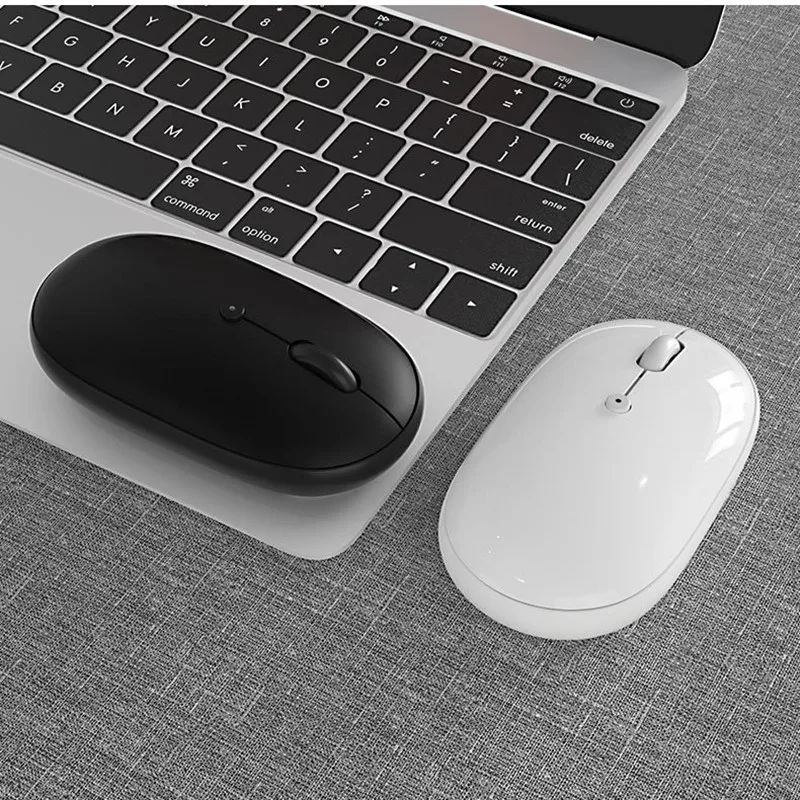 Милая Бесшумная Беспроводная мини-мышь Bluetooth мышь перезаряжаемая эргономичная
