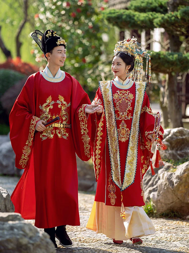 Ming Han Одежда Свадебная одежда 2024 Новое китайское платье невесты Тяжелая