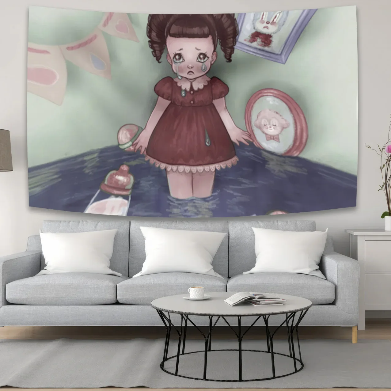 Melanie Martinez плачущий детский гобелен для украшения дома милая девушка