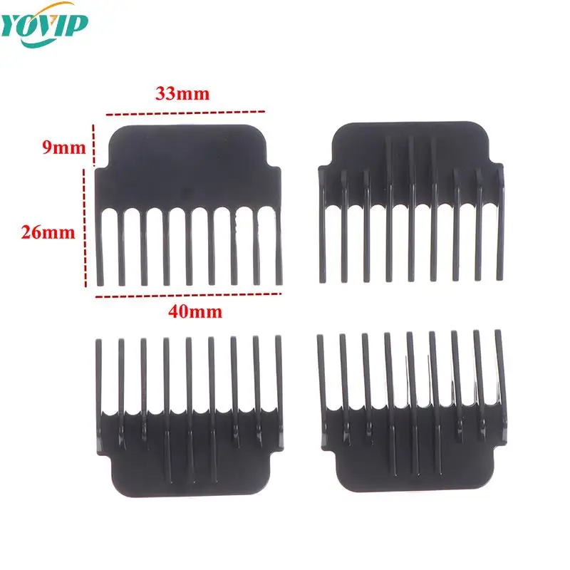 T9 Hair Clipper Guide Combs 4Pcs/Set T Balde Outliner Hair Trimmer Coded Cutting Guides 1.5/2/3/4mm Replacement Guards Set