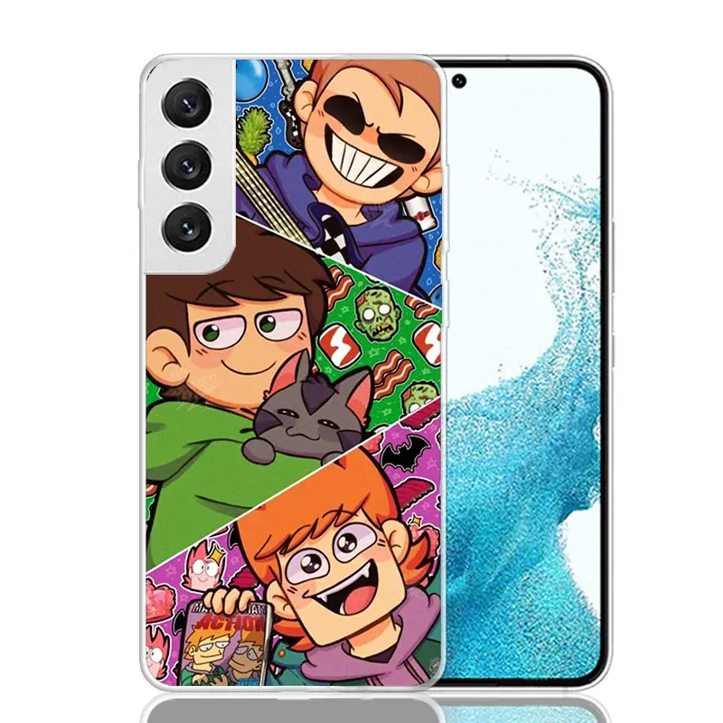 Чехол для телефона с рисунком аниме Eddsworld для Samsung Galaxy S26 Ultra S23 S24 S25 Edge S20 FE S21 S22 Plus, мягкий чехол с принтом (art.: 3920d8a5ce116) - 3920d8a5ce116