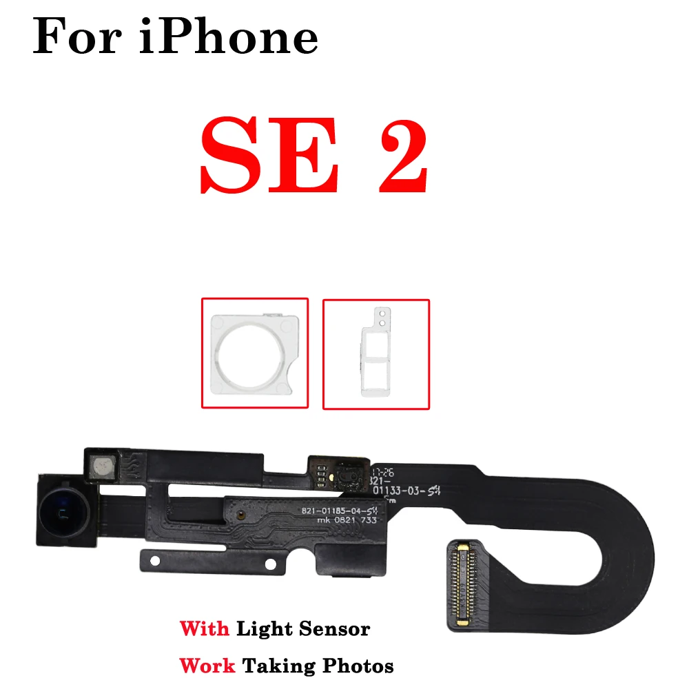 1 компл. Гибкий кабель фронтальной камеры для iPhone 7 8 Plus SE X XS Max 11 12 Pro фронтальная