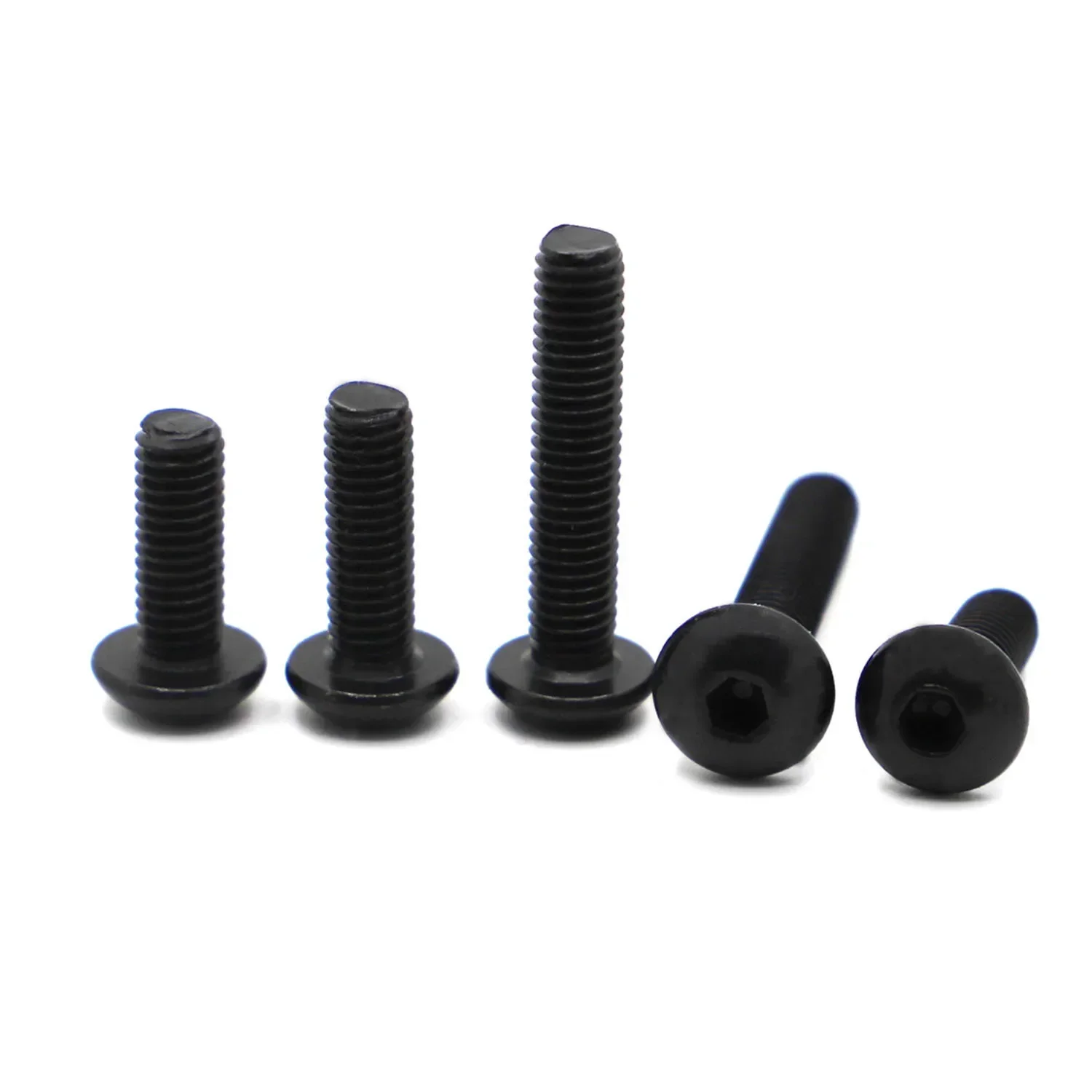 M1.6 M2 M2.5 M3 M4 M5 M6 M8 M10 M12 Czarny gatunek 10.9 Stalowa śruba z łbem sześciokątnym grzybkowym ISO7380