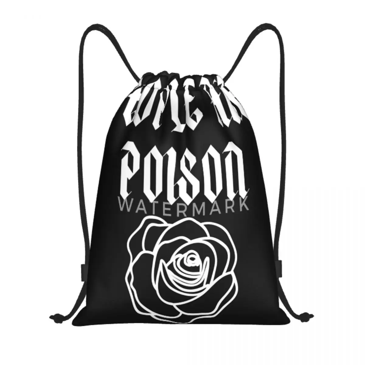 

Сумки на шнурке с ядовитой черной розой People Are, современный прочный дорожный хороший подарок, несколько стилей