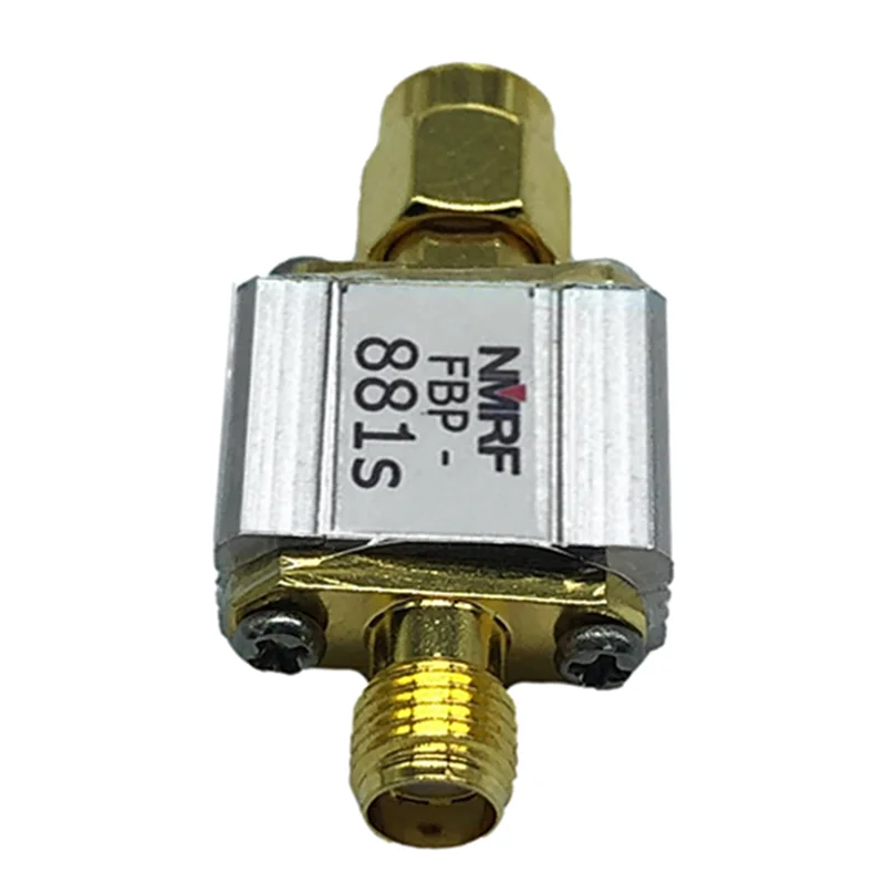 

FBP-881S GSM900 Dedicated SAW Bandpass Filter 27MHz Bandwidth SMA Interface