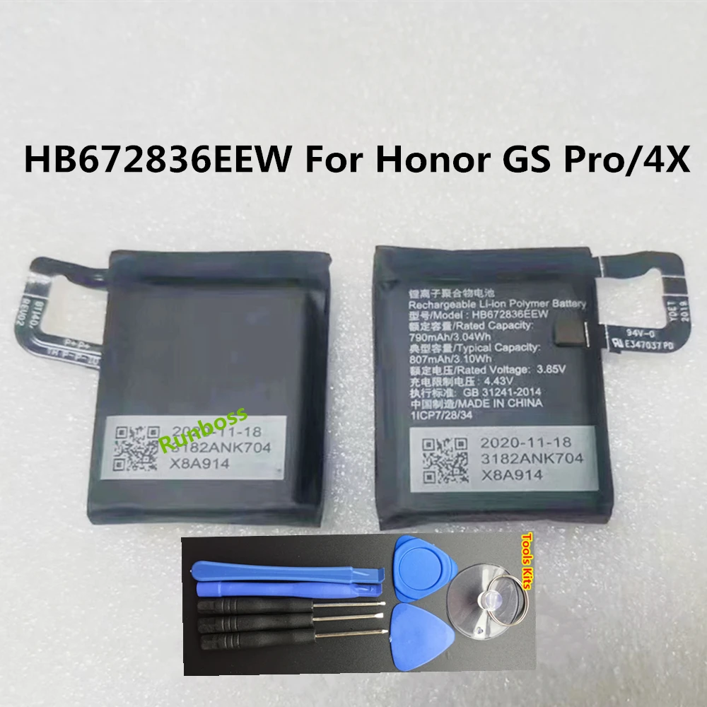 Высококачественная аккумуляторная батарея HB672836EEW для Huawei Honor GS Pro