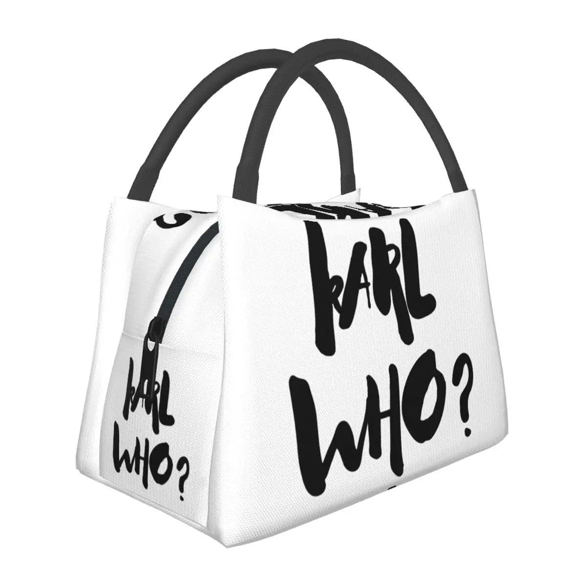 

Karl Who Lunch Bag Portable Insulated Oxford Cooler Bags Thermal Picnic Lunch Box for Woman