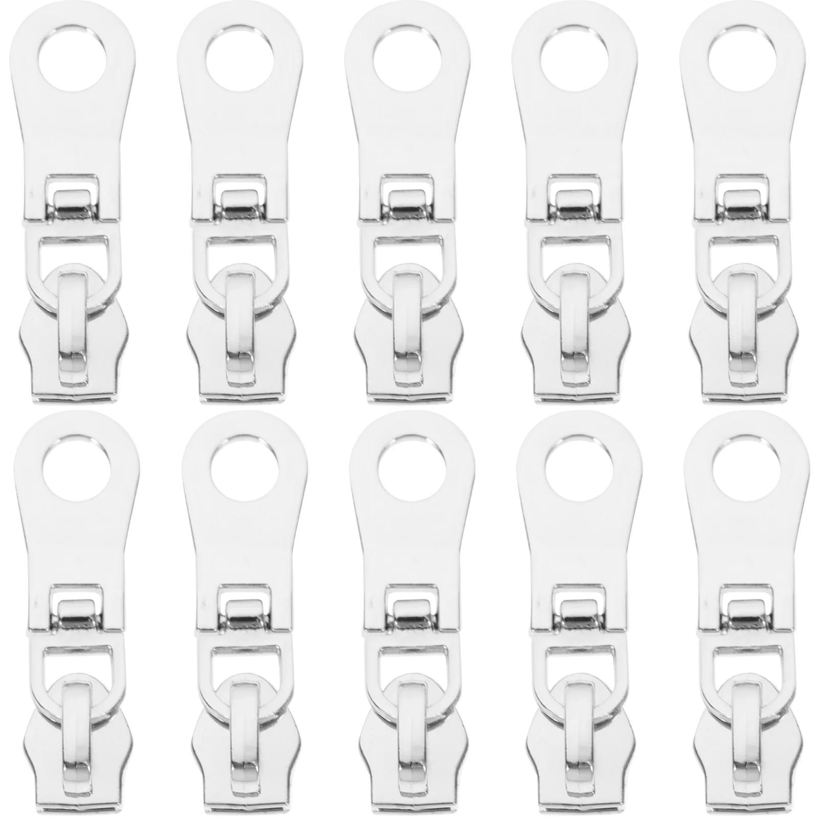 

Zipperslider Pullerbag ремонтная головка Diy Швейные аксессуары замена слайдеров металлический удлинитель для одежды ярлыки