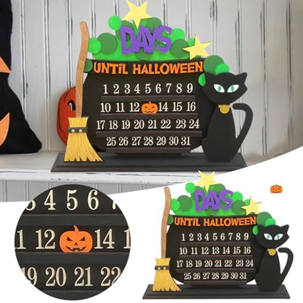 Классический Хэллоуин Декор Октябрь Адвент Календарь 31-дневный Хэллоуинский