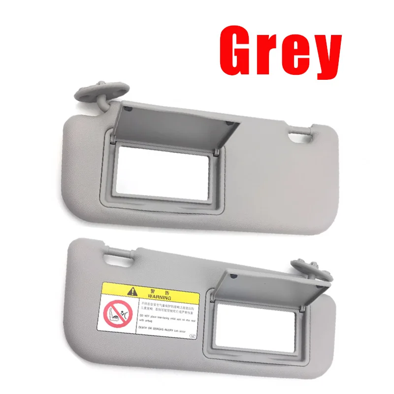 

74310-12F40 74320-12E80 для Toyota Corolla 2014 2015 2016 2017 2018, левые и правые пассажирские солнцезащитные козырьки, два цвета