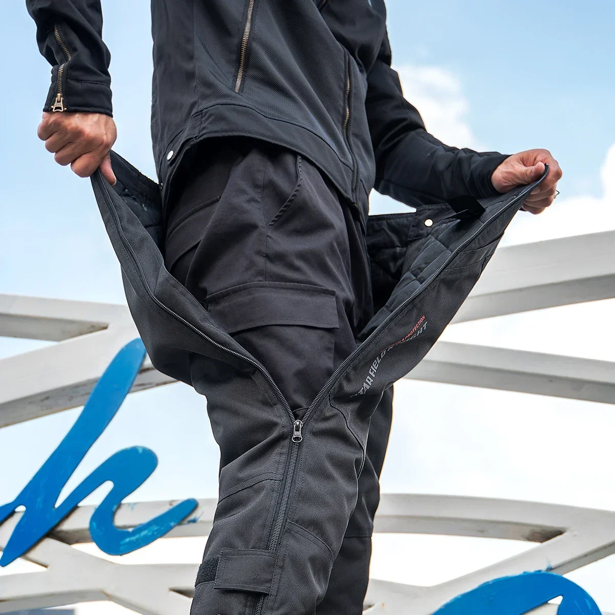 Мужские зимние мотоциклетные брюки водонепроницаемые для мотоциклистов