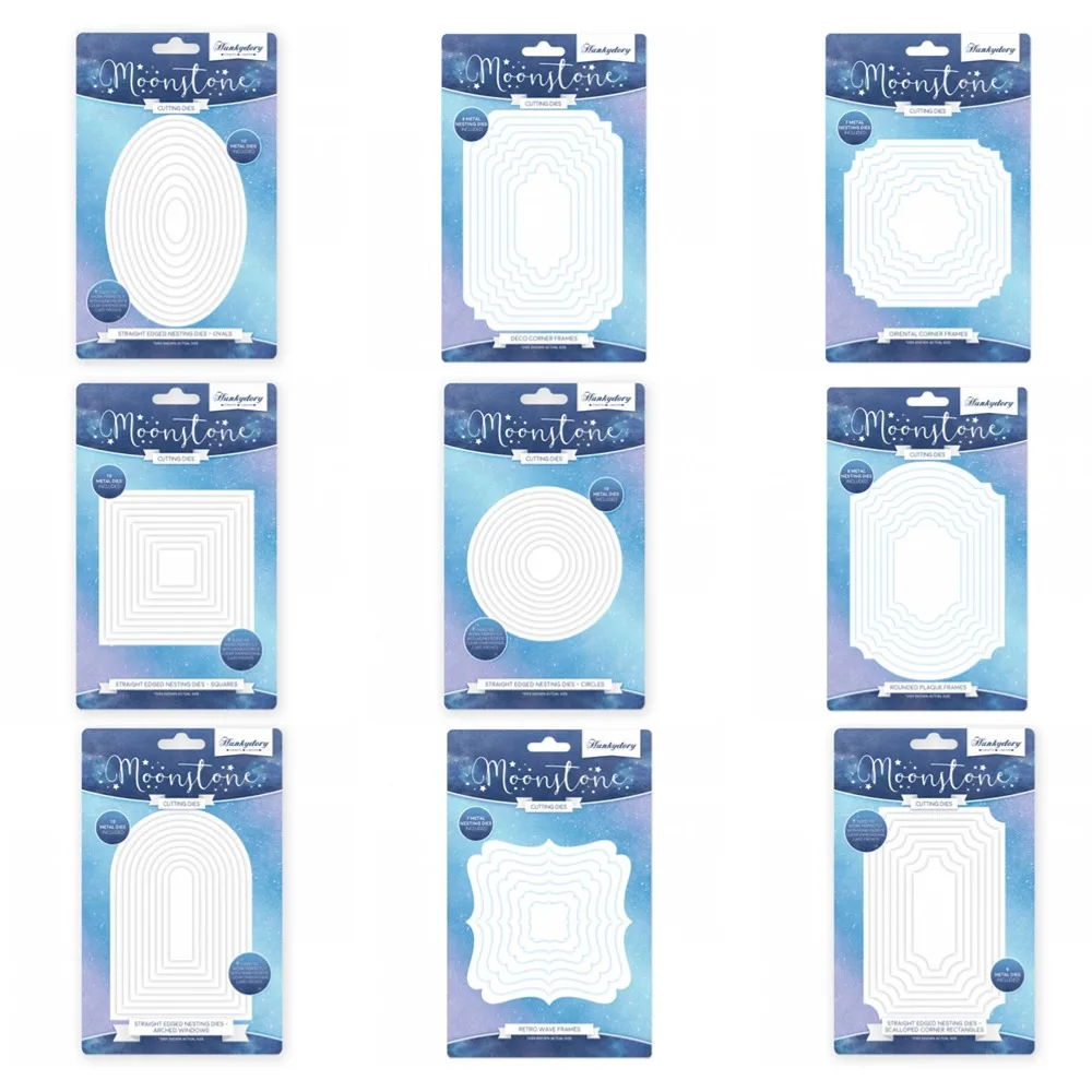 Металлические Вырубные штампы Stellar в форме дуги квадрата круга скрапбукинг