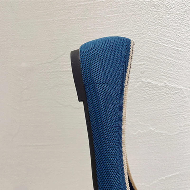 Temperament All-match Round Toe Single Shoe Flying Woven Shoes Flat Shoe Women Ballerina Women's Loafers Zapatillas Mujer Casual